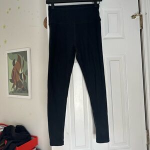 Beyond yoga spacedye legging in darkest night size medium activewear workout